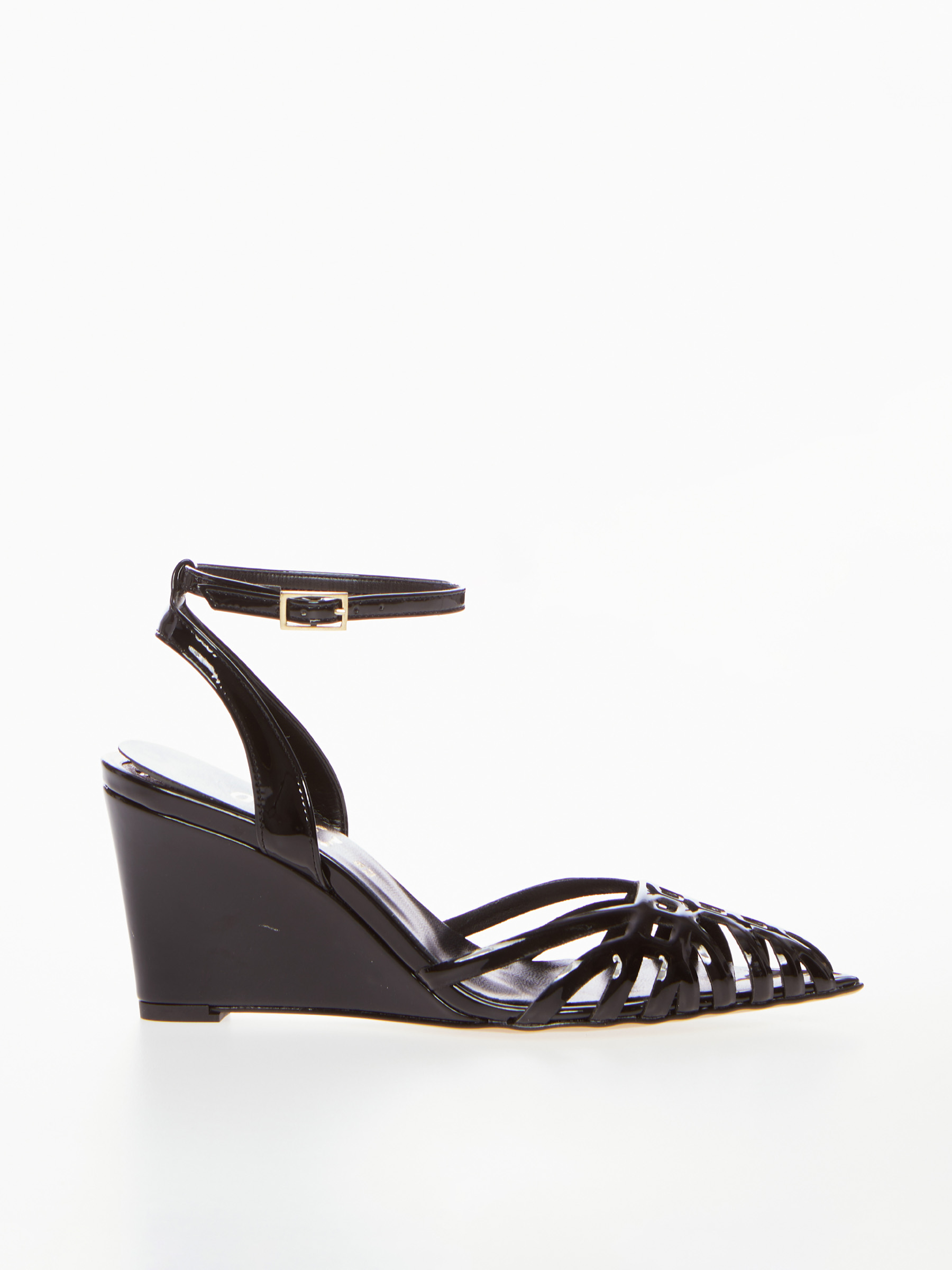Patent Leather Wedge Sandal Fanny