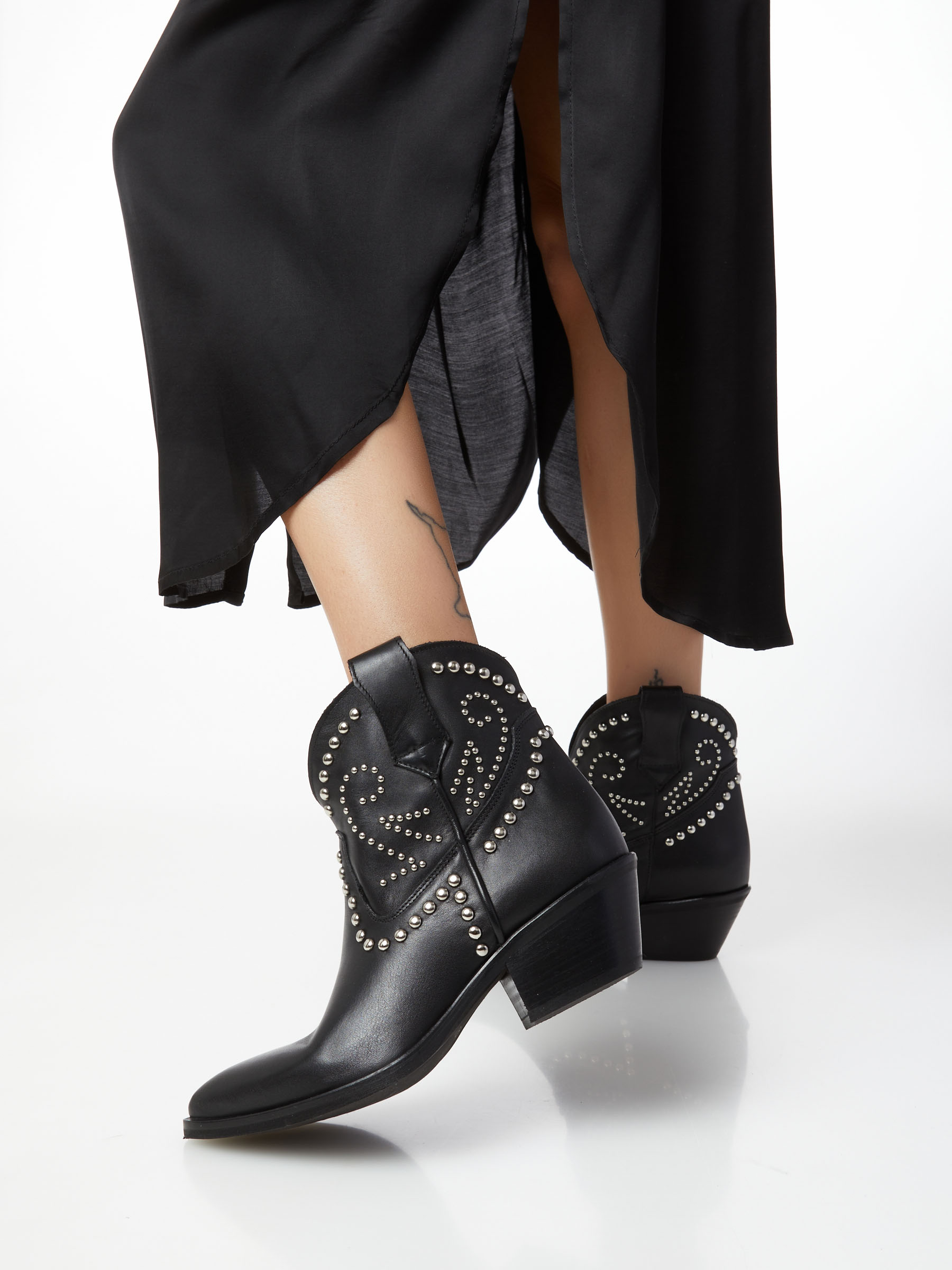Leather Cowboy Boot Luce