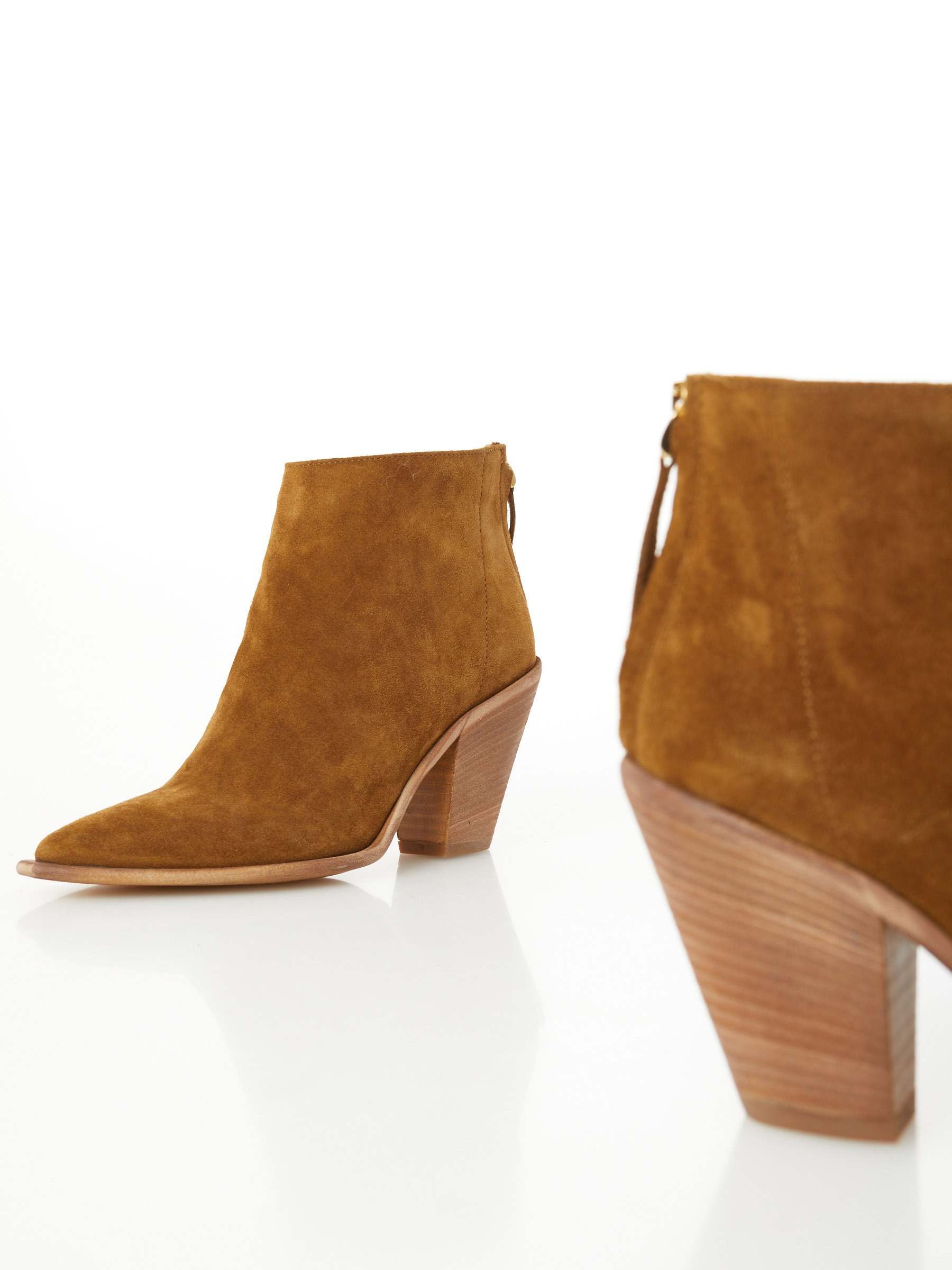 Suede Cowboy Ankle Boot Lana