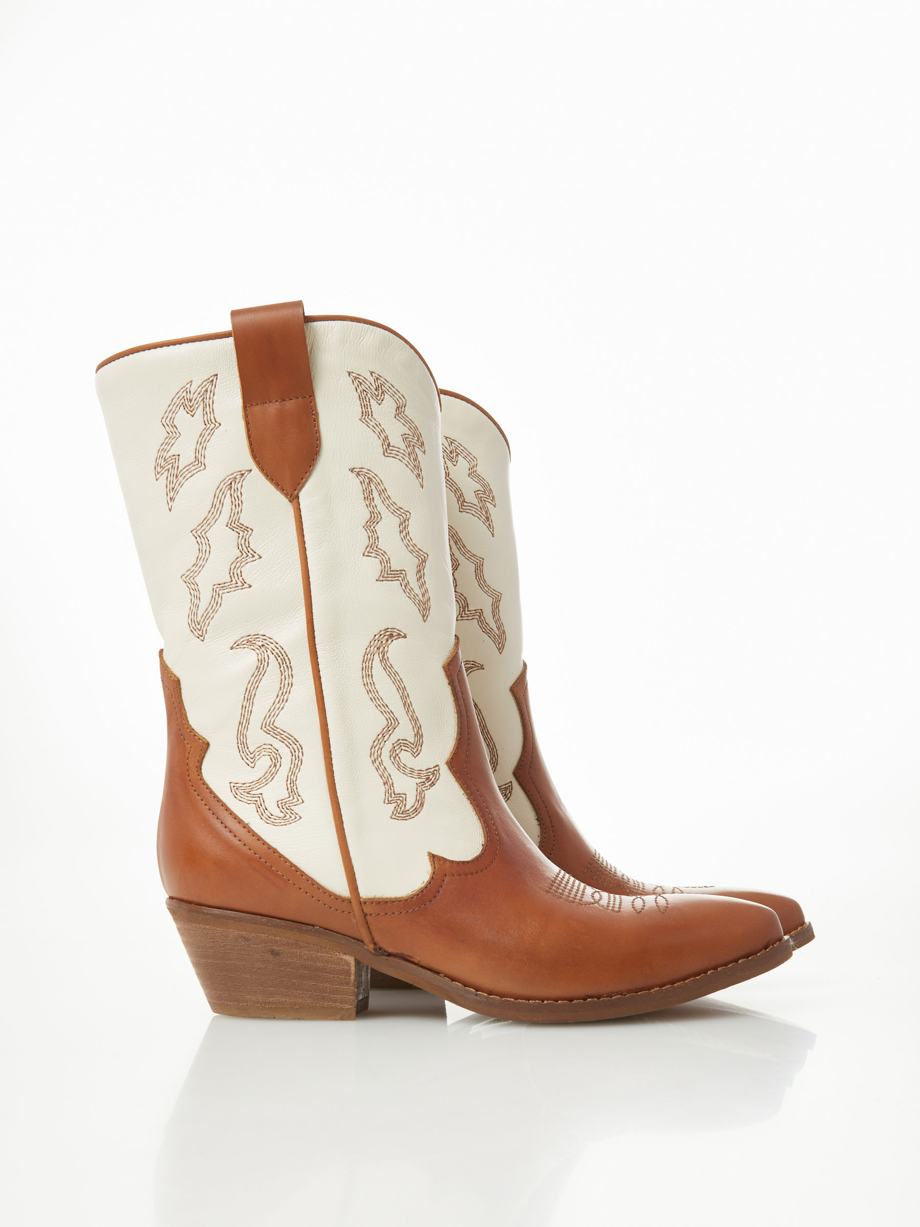 Leather Cowboy Boot Lauretta